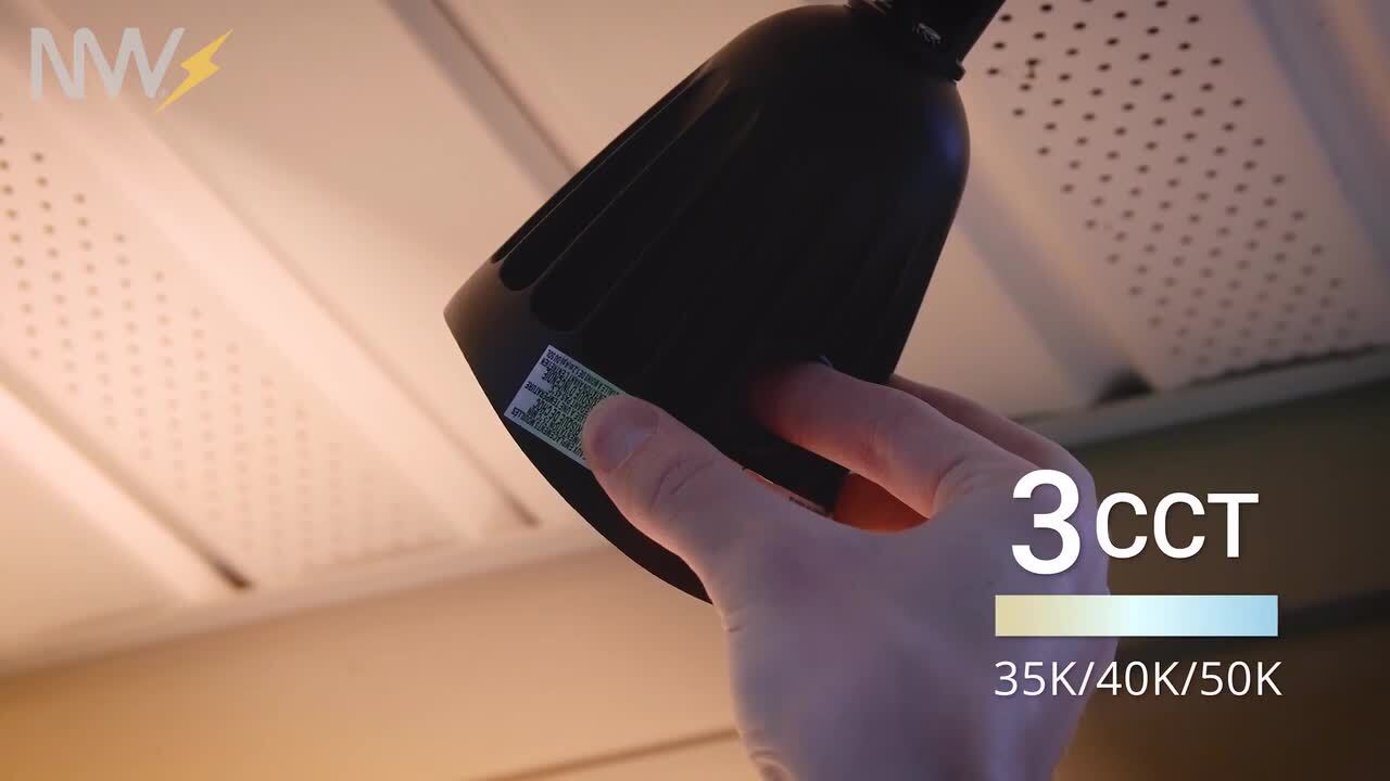 NuWatt 25-Watt Equivalent Integrated LED Bronze Outdoor Bullet