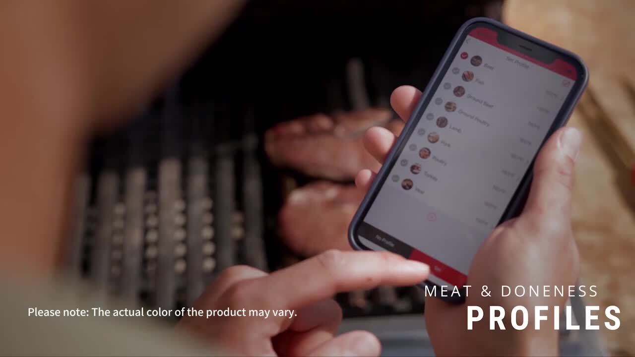 Thermomètre à Viande Sans Fil Vestemp BP20 - Avec Bluetooth/WiFi, Sonde Triple Capteur, Autonomie 72h