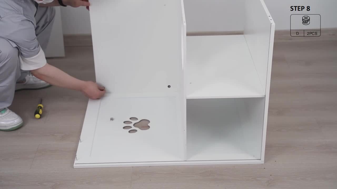 Kallax litter outlet box