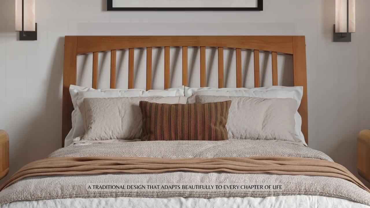 Slat headboard queen discount