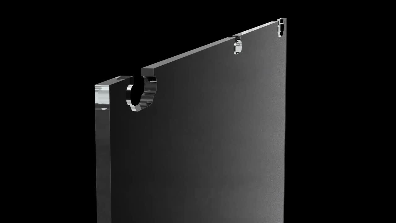 CASAINC 60 in. W x 76 in. H Frameless Shower Door Stainless Steel in Brushed Nickel with Adjustable Soft Closing Function