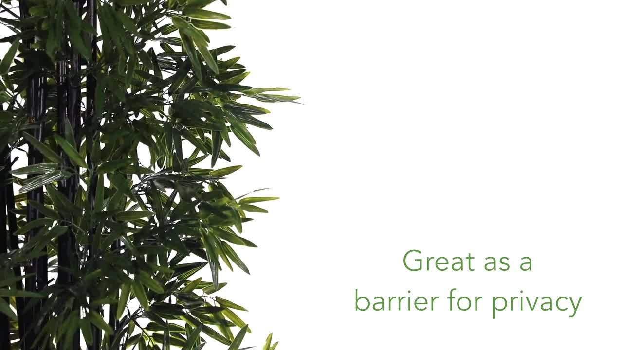 Nearly Natural Indoor/Outdoor 7 ft. Bamboo Artificial Tree with