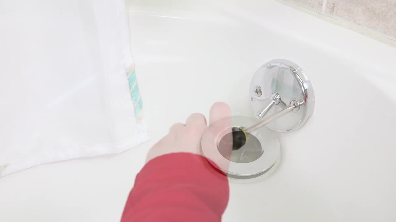 056.Flex bathtub-overflow with plastic adapter