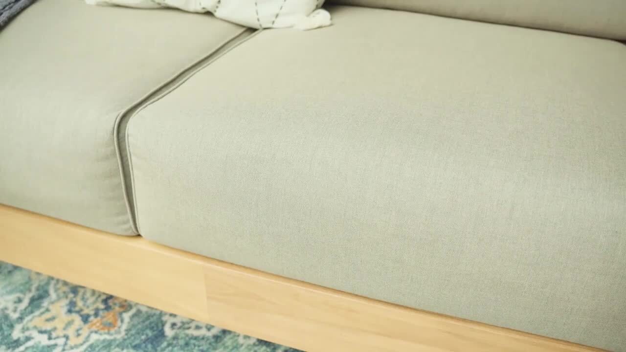 Cambridge Casual Largo Teak Outdoor Couch Patio Sofa with