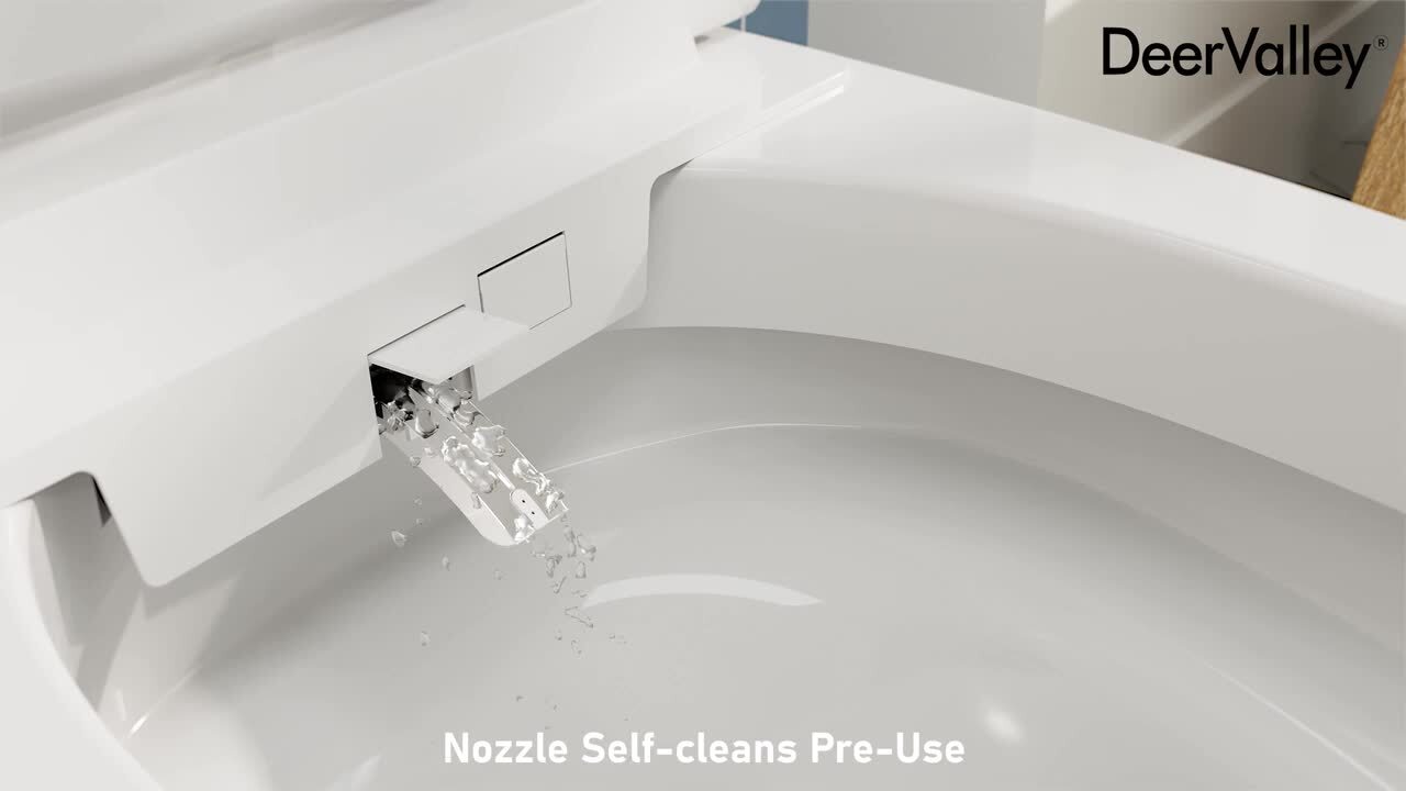 MEDUNJESS L-Z Elongated Smart Toilet with Auto Flush & Heated Seat