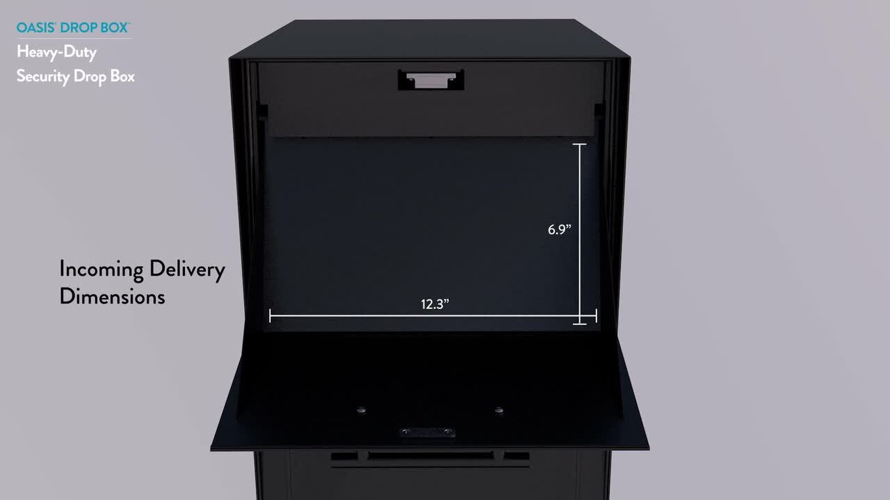 ParcelWirx Gray Wall/Ground Mount Secure Dropbox ParcelWirx Gray Wall/Ground Mount Secure Dropbox