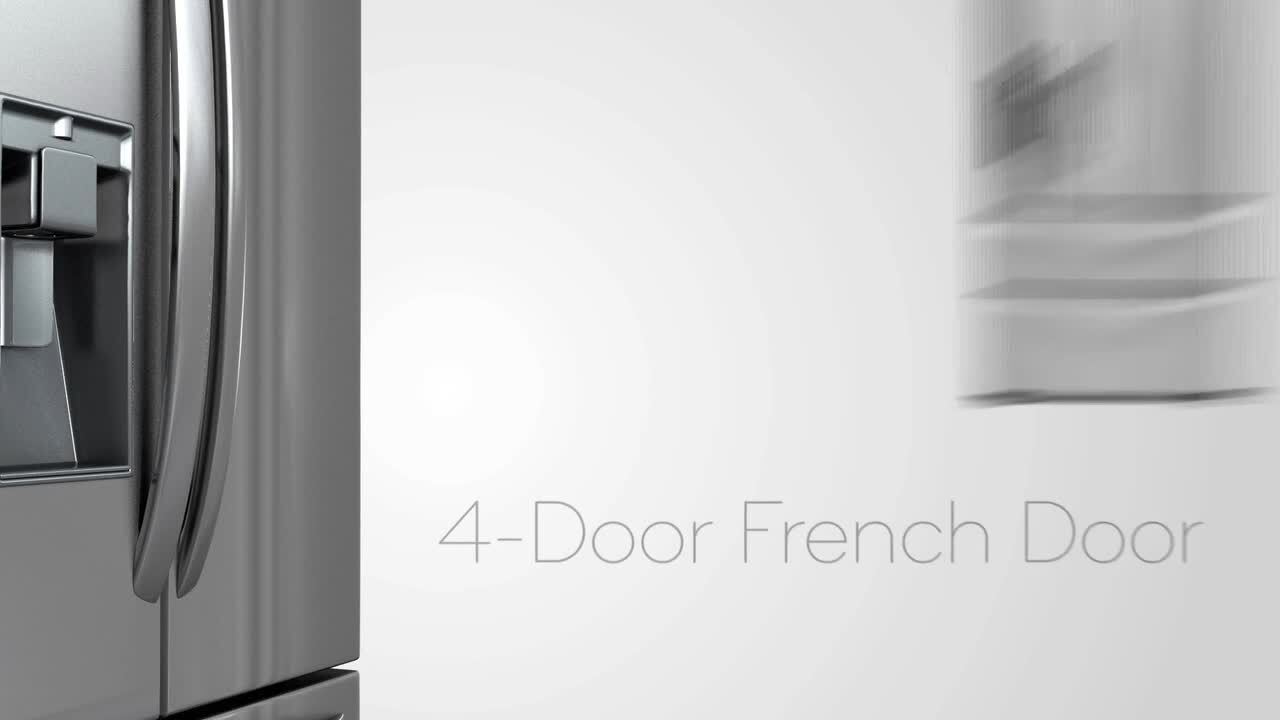 Samsung 31 cu. ft. Mega Capacity 3-Door French Door Refrigerator with Four  Types of Ice in Stainless Steel RF32CG5400SR - The Home Depot