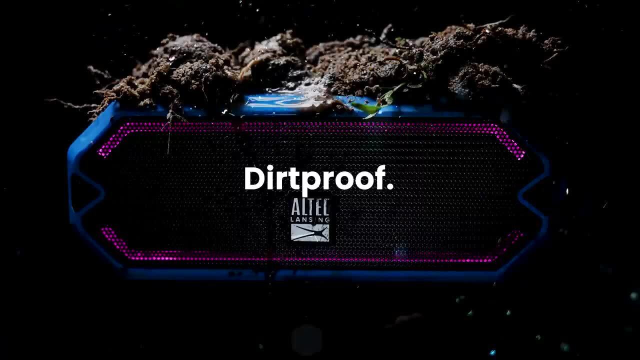 Altec Lansing HydraJolt Everything Proof Speaker - Blue IMW1200