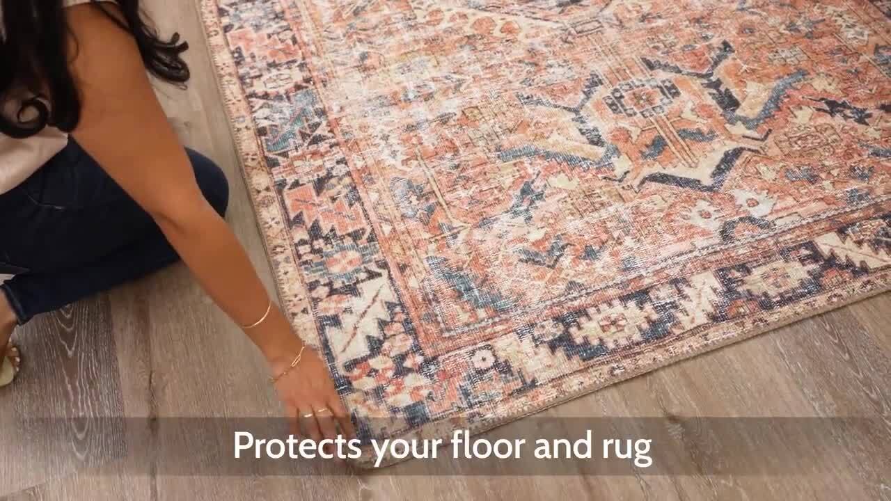 Grip-It Super Stop Cushioned Non-Slip Rug Pad for Area Rugs and Runner  Rugs, Rug Gripper for Hardwood Floors 6' x 9