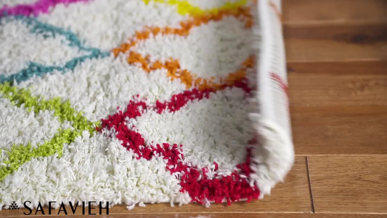 Safavieh Kids Shag 7 x 7 Multi Square Indoor Abstract Kids Area Rug Safavieh Kids Shag 7 x 7 Multi Square Indoor Abstract Kids Area Rug