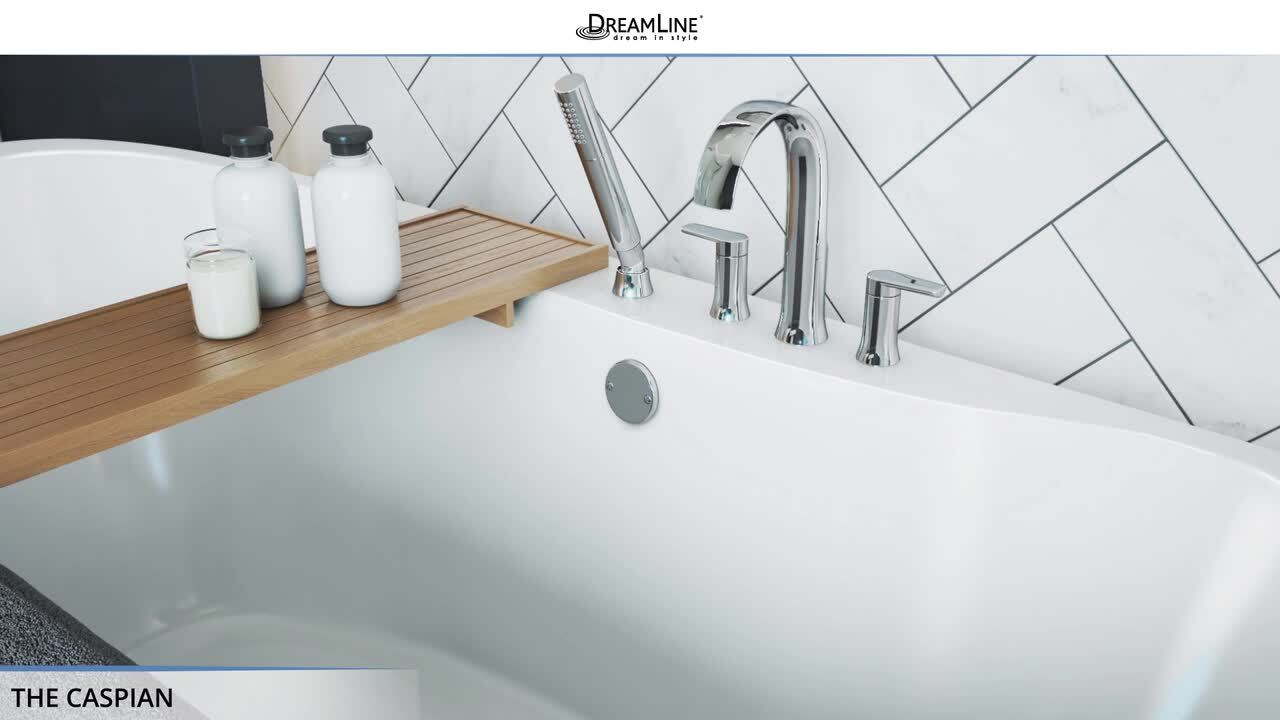 Cantora 60 in. Acrylic Flatbottom Non-Whirlpool Bathtub in White and Faucet Combo in Chrome Cantora 60 in. Acrylic Flatbottom Non-Whirlpool Bathtub in White and Faucet Combo in Chrome