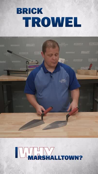 Marshalltown 80 15522 Giuntatrice Per Mattoni Acciaio Al Carbonio, Cazzuola, Dimensioni Dei Giunti 13 E 16 Mm, Eccellente Strumento Per Muratura, Argento - Foto 9