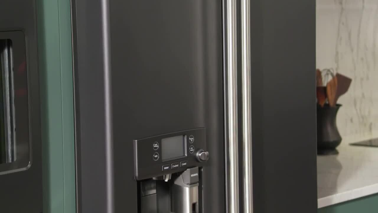 18.6 cu. ft. French Door Refrigerator in Matte White, Fingerprint Resistant, Counter Depth and ENERGY STAR