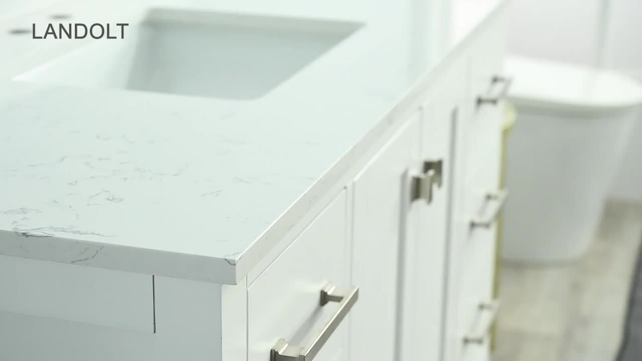 LANDOLT StarrySky 72 in. Undermount Double Sink Freestanding