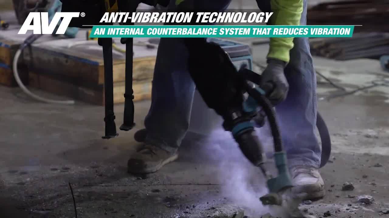 Makita 40V max X2 XGT 80V max Brushless Cordless 28 lb. AVT Demolition Hammer Kit, AWS 4.0Ah