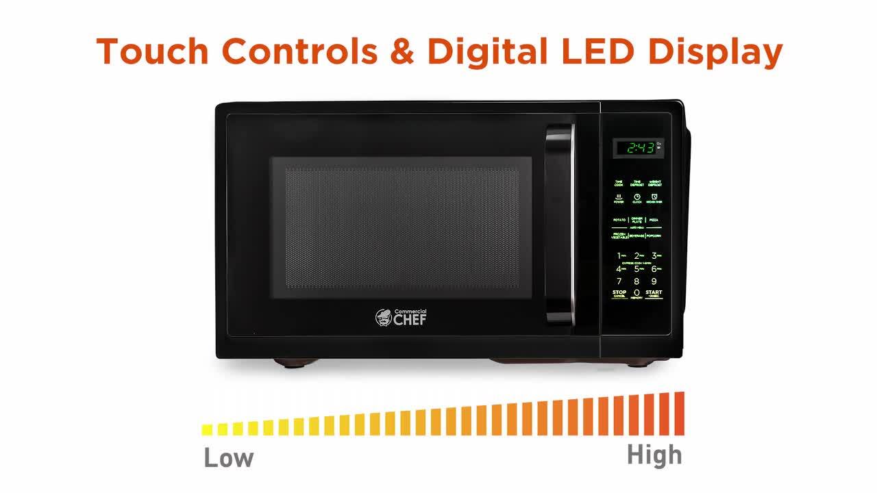 Commercial CHEF 18.9 in. W 0.9 cu. ft. 900-Watt Countertop Commercial CHEF 18.9 in. W 0.9 cu. ft. 900-Watt Countertop