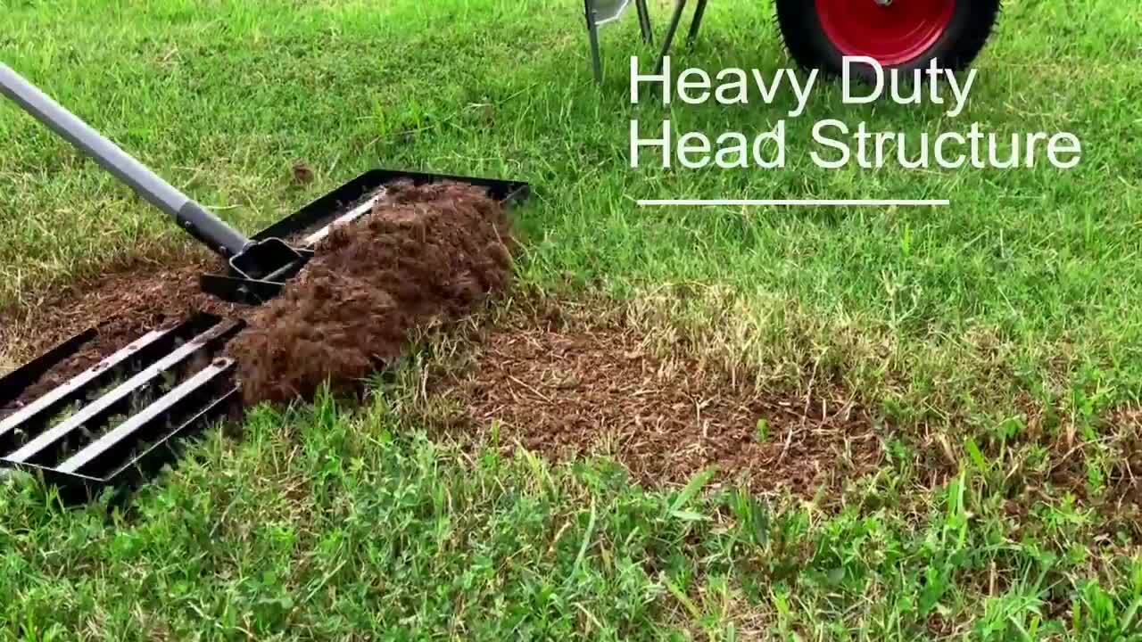 Heavy duty lawn deals rake