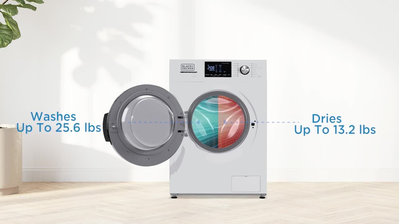 Black and decker washer store and dryer