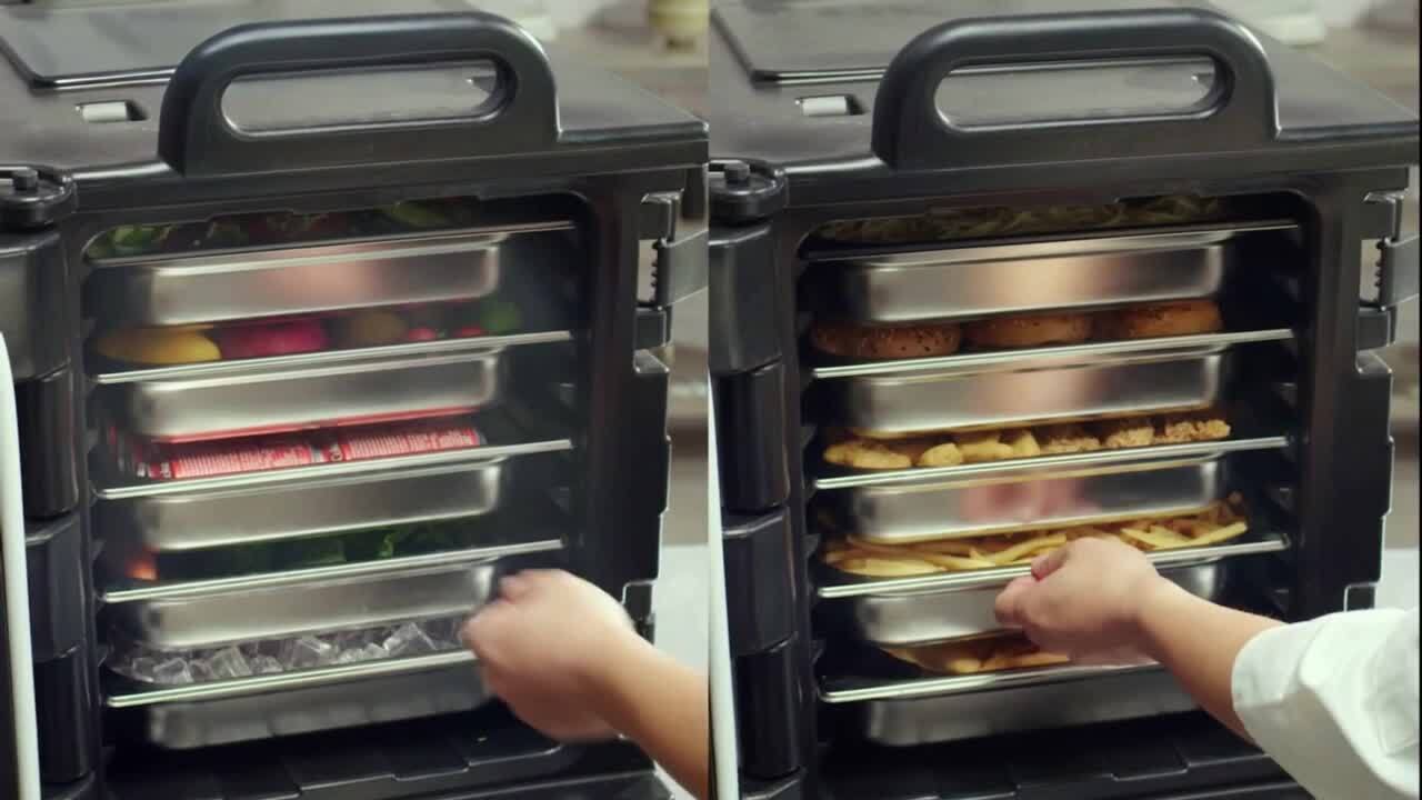 SVOPES 82 qt. Insulated Food Pan Carrier, Hot Box for Catering