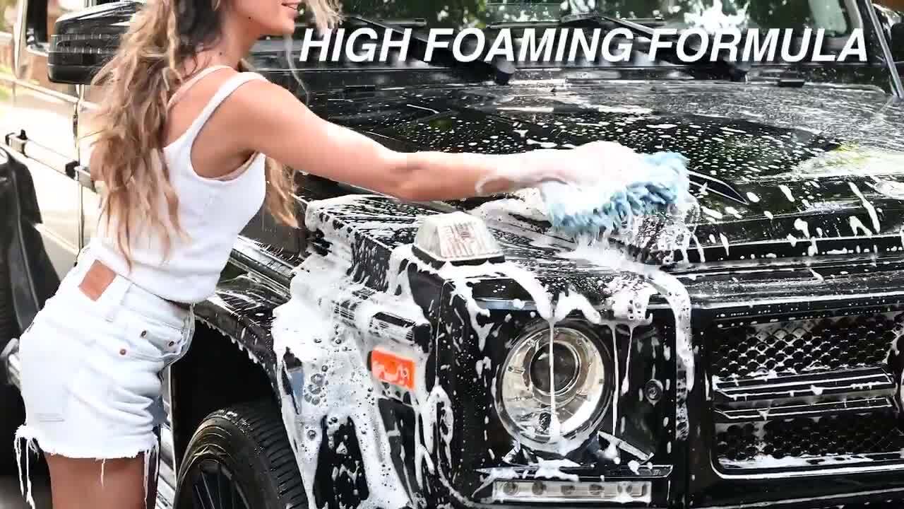 Rain-X 5072084 Foaming Car Wash - 100 fl oz. High-Foaming, Concentrated  Formula For Greater Cleaning Action, Safely Lifting Dirt, Grime And  Residues