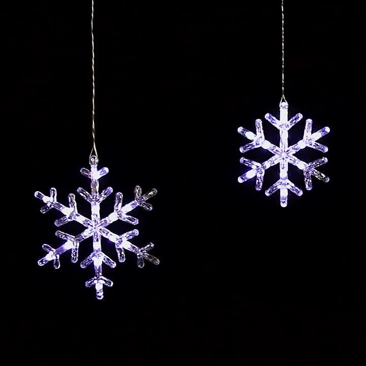 philips hanging snowflake lights