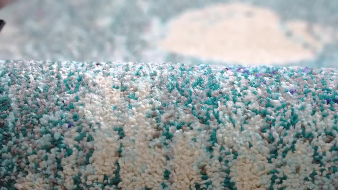 Unique Loom Positano Seashell Light Blue 8' 0 x 10' 0 Area Rug