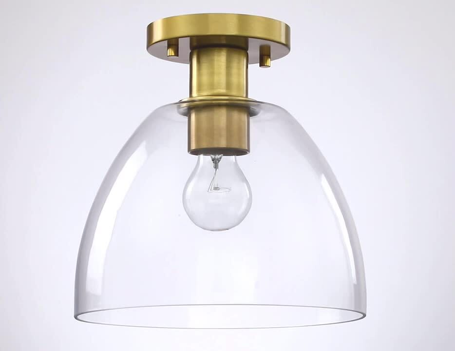 Designers Fountain 8.75-in White Transitional Incandescent Semi-flush Mount Light Designers Fountain 8.75-in White Transitional Incandescent Semi-flush Mount Light