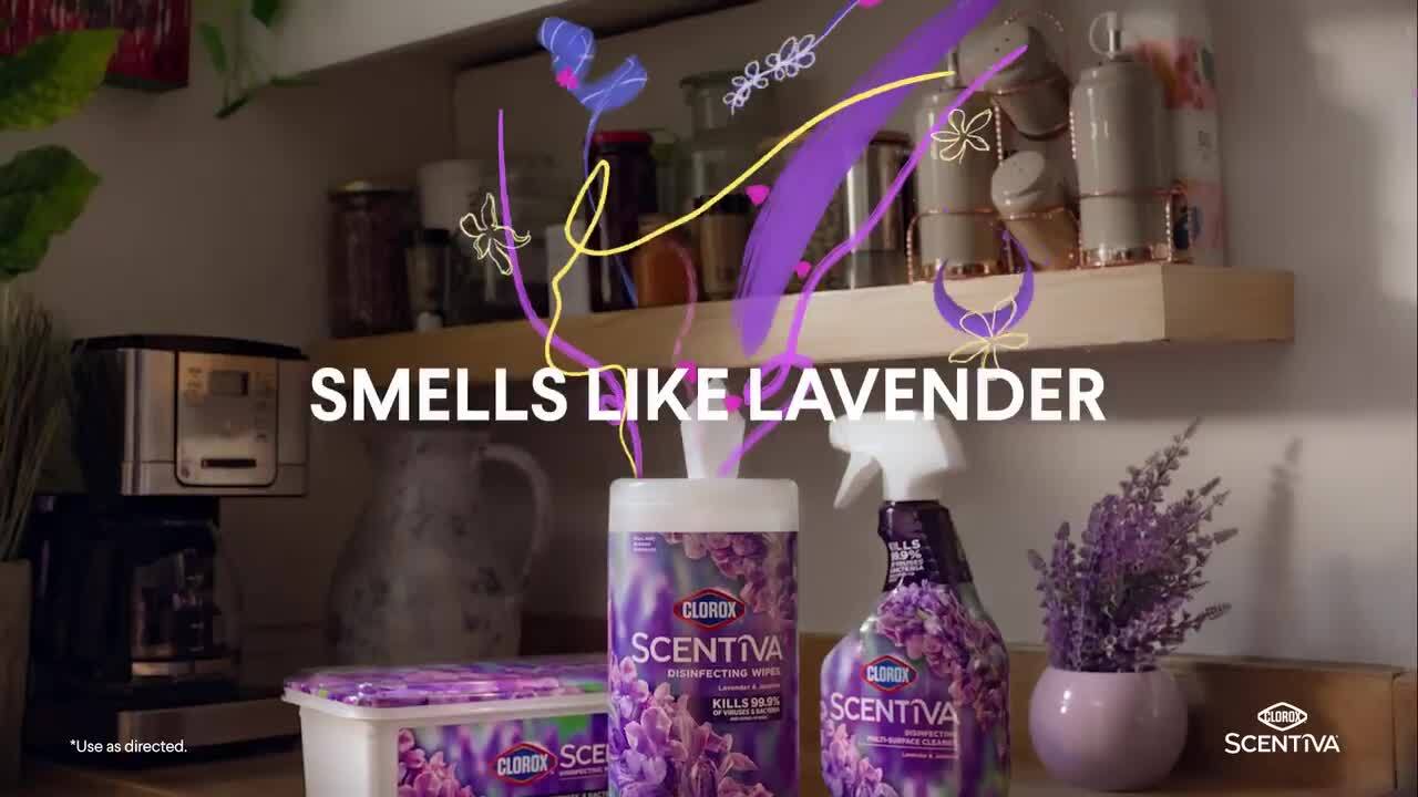CLOROX SCENTIVA Scentiva Lavender and Jasmine Scent Bleach Free