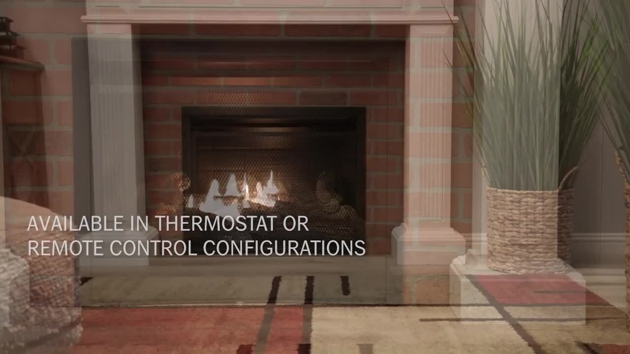 Duluth Forge Dual Fuel Ventless GasFireplace Insert - 26,000 BTU