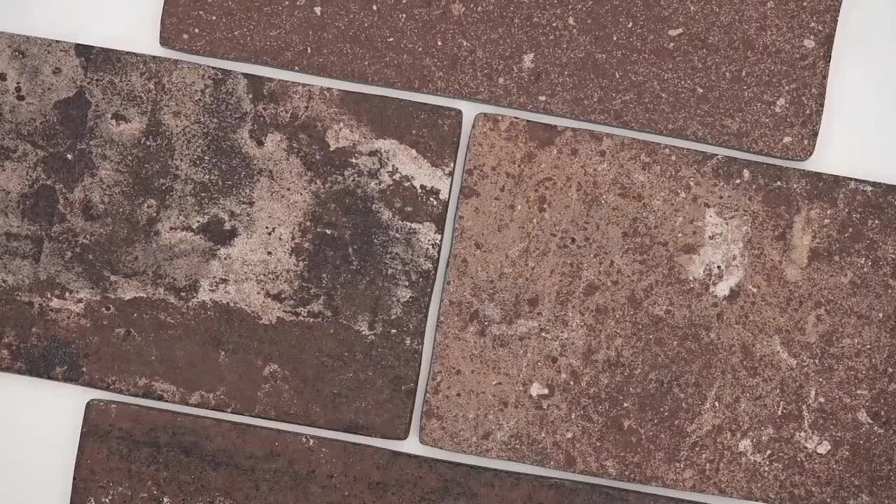 MSI Capella Red Brick 5 in. x 10 in. Matte Porcelain Floor and