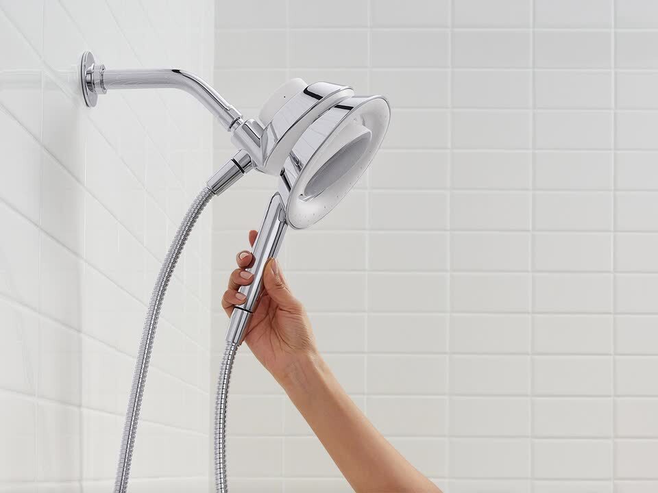 Moxie 1-Spray 5 in. Single Wall Mount Fixed Shower Head in Polished Chrome Moxie 1-Spray 5 in. Single Wall Mount Fixed Shower Head in Polished Chrome