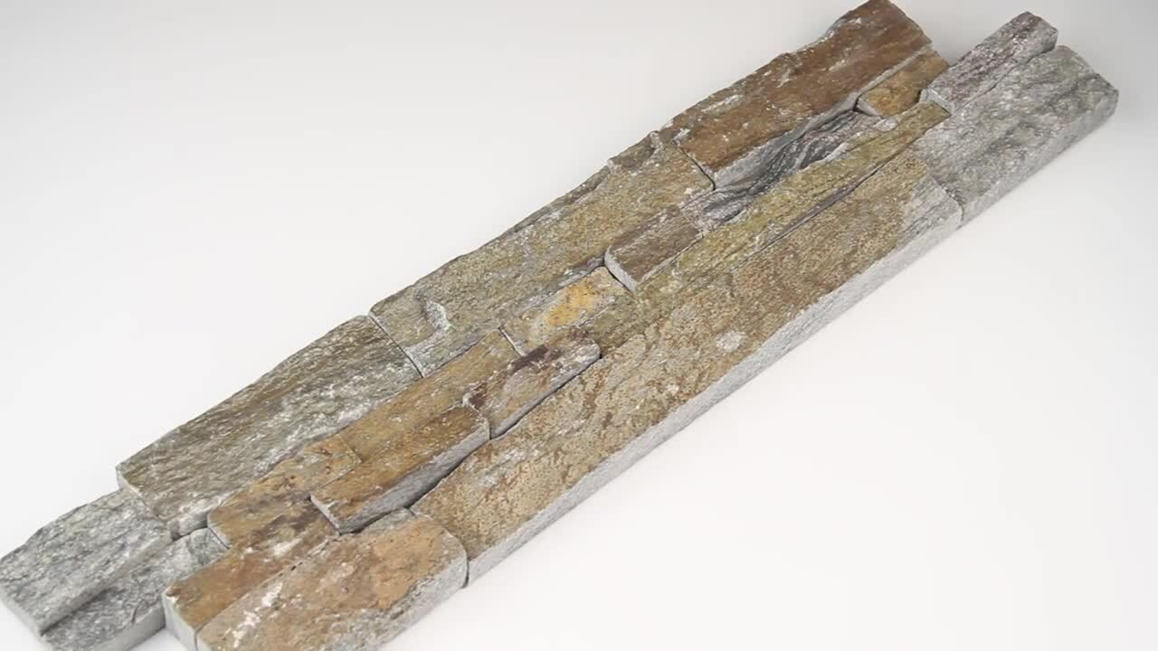 Sierra Blue Ledger Panel 6 in. x 24 in. Natural Quartzite Wall Tile (4 sq. ft./case) Sierra Blue Ledger Panel 6 in. x 24 in. Natural Quartzite Wall Tile (4 sq. ft./case)