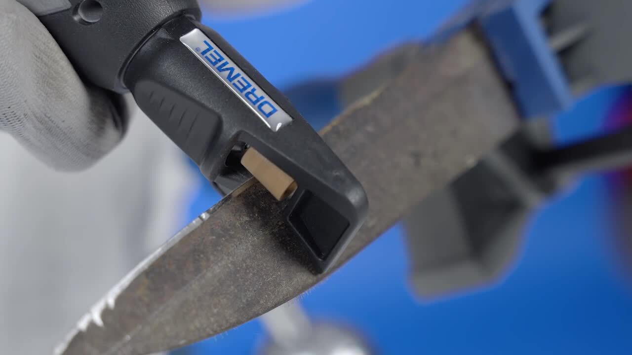 Sharpen axe on sale with dremel