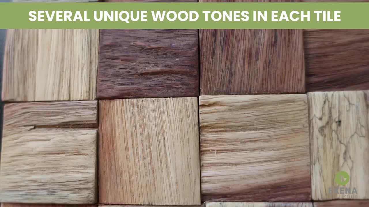 Ekena Millwork Herringbone Boat Mosaic Wood 12-in x 12-in Natural Wood Herringbone Wood Look Wall Tile Ekena Millwork Herringbone Boat Mosaic Wood 12-in x 12-in Natural Wood Herringbone Wood Look Wall Tile