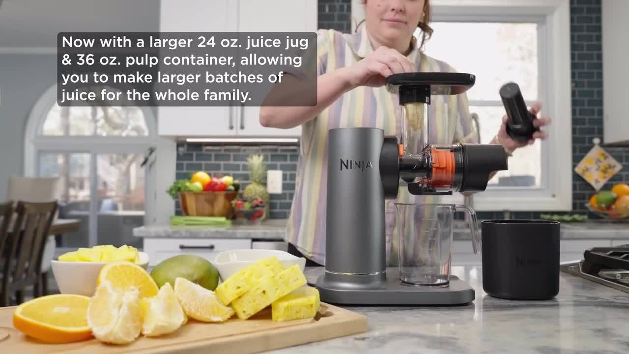 Ninja JC151 Neverclog Cold Press Juicer, Powerful with Total Pulp