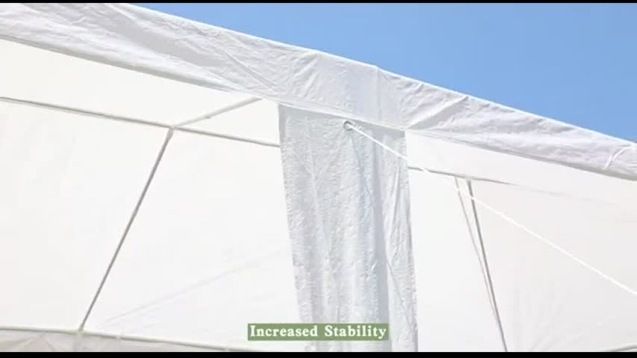 White deals party tent