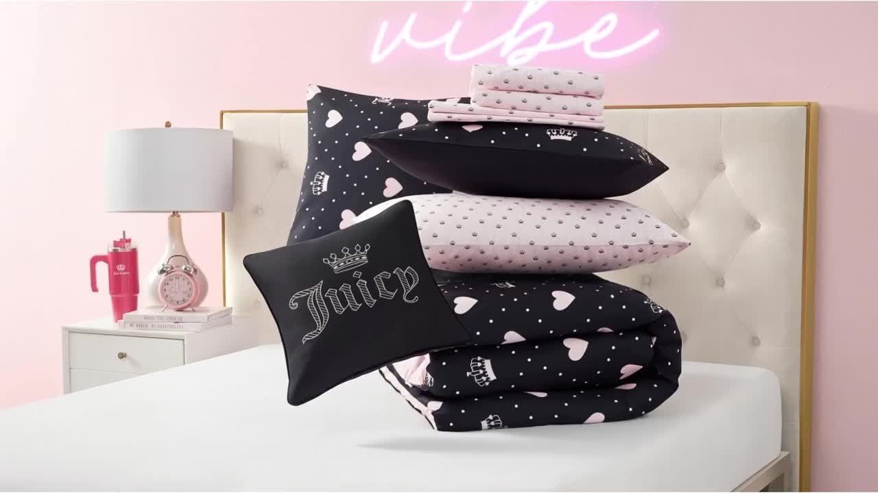 Juicy Couture Satin Hair Clip (7 Piece Set) (NWT) Juicy Couture Fuchsia Headband and Scrunchie | Mercari main image 2