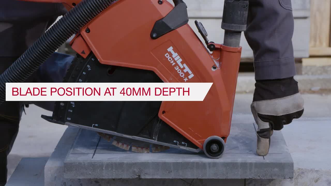 Hilti DCH 300-X 12 in. Hand Held Electric Diamond Concrete Hilti DCH 300-X 12 in. Hand Held Electric Diamond Concrete