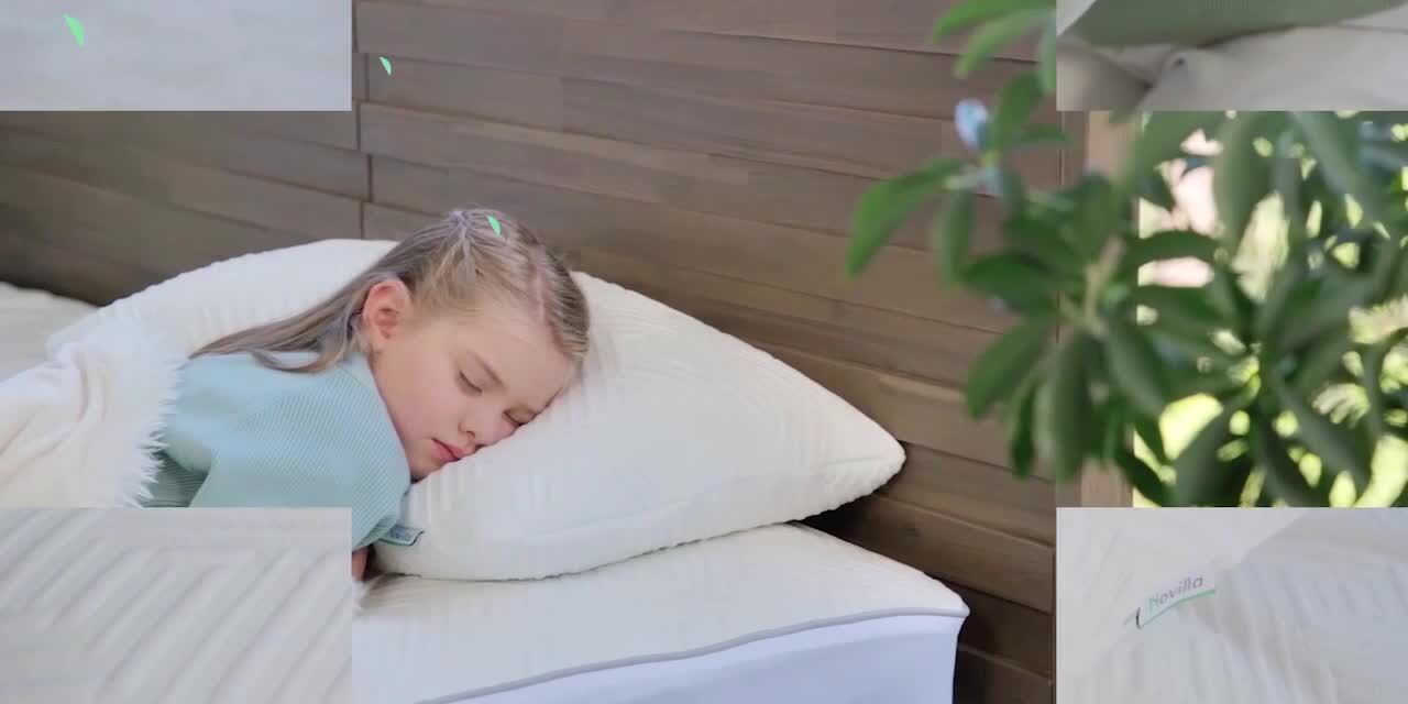 3D Sleep Pillow Baby Soft Neck Memory Pillow for Any Sleeping Position 