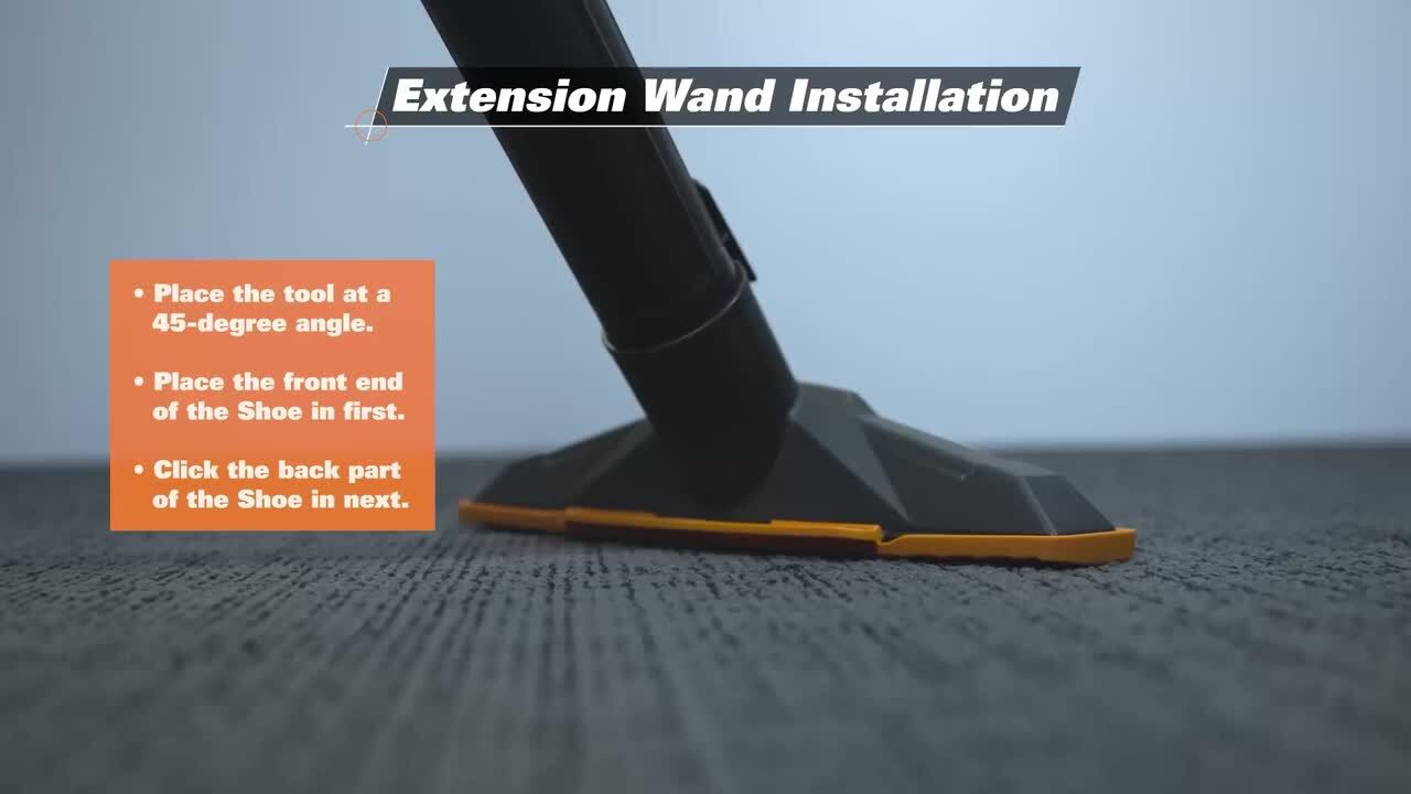 RIDGID NXT Floor Tool Hard Bristle Shoe Vacuum Attachment for
