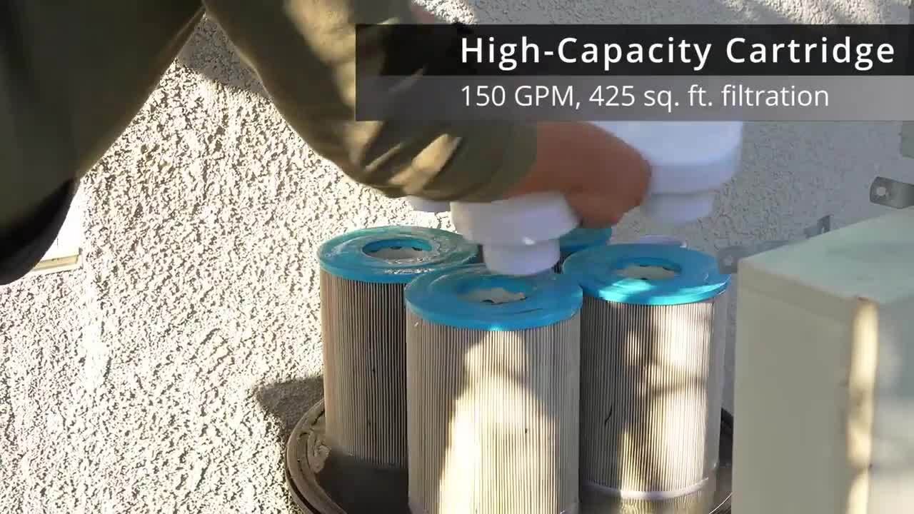 XtremepowerUS 425 sq. ft. Maximum-Purifier Cartridge Pool Filter