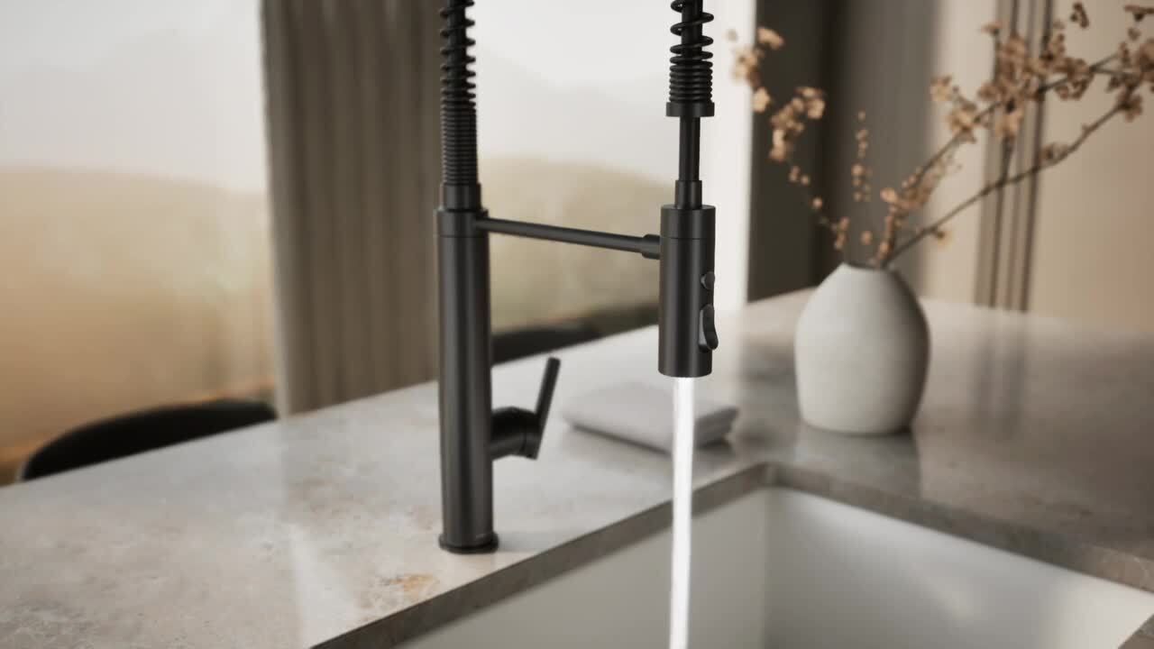 KOHLER Purist Single-Handle Semiprofessional Kitchen Sink Faucet