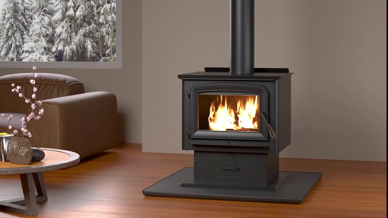 Ashley Hearth Products 2,500 sq. ft. Wood-Burning Stove - 2020 EPA