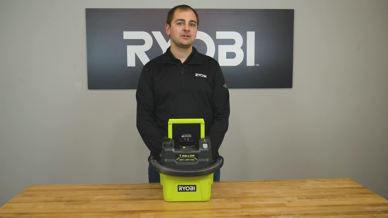 Ryobi 18v wet online dry vacuum