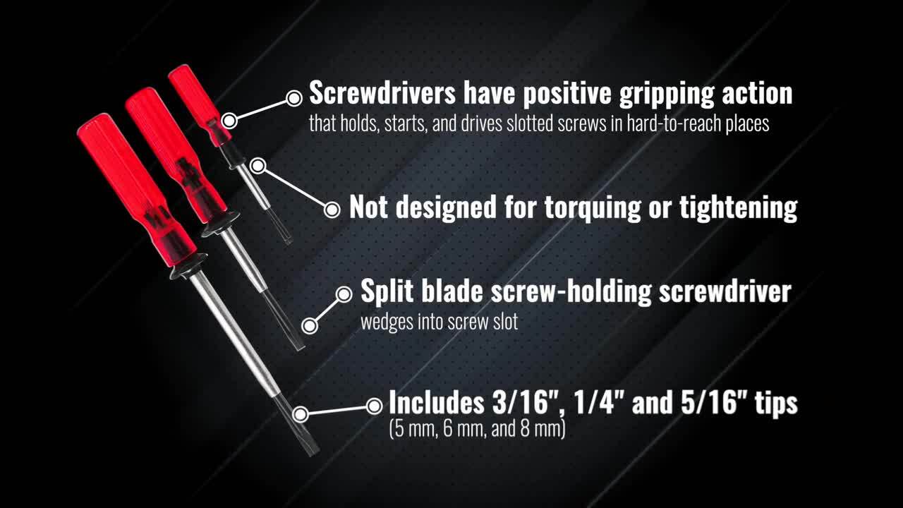 Holding deals screwdriver set