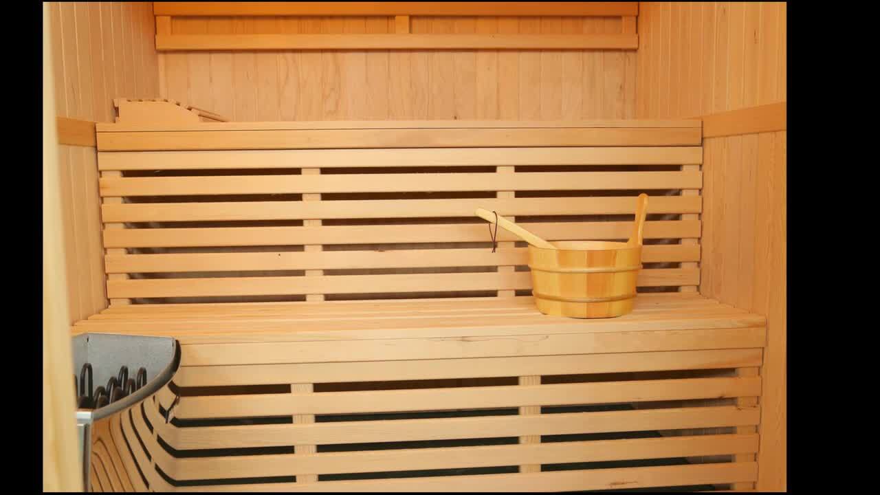 SUNRAY SAUNAS Tiburon 4-Person Traditional Sauna HL400SN