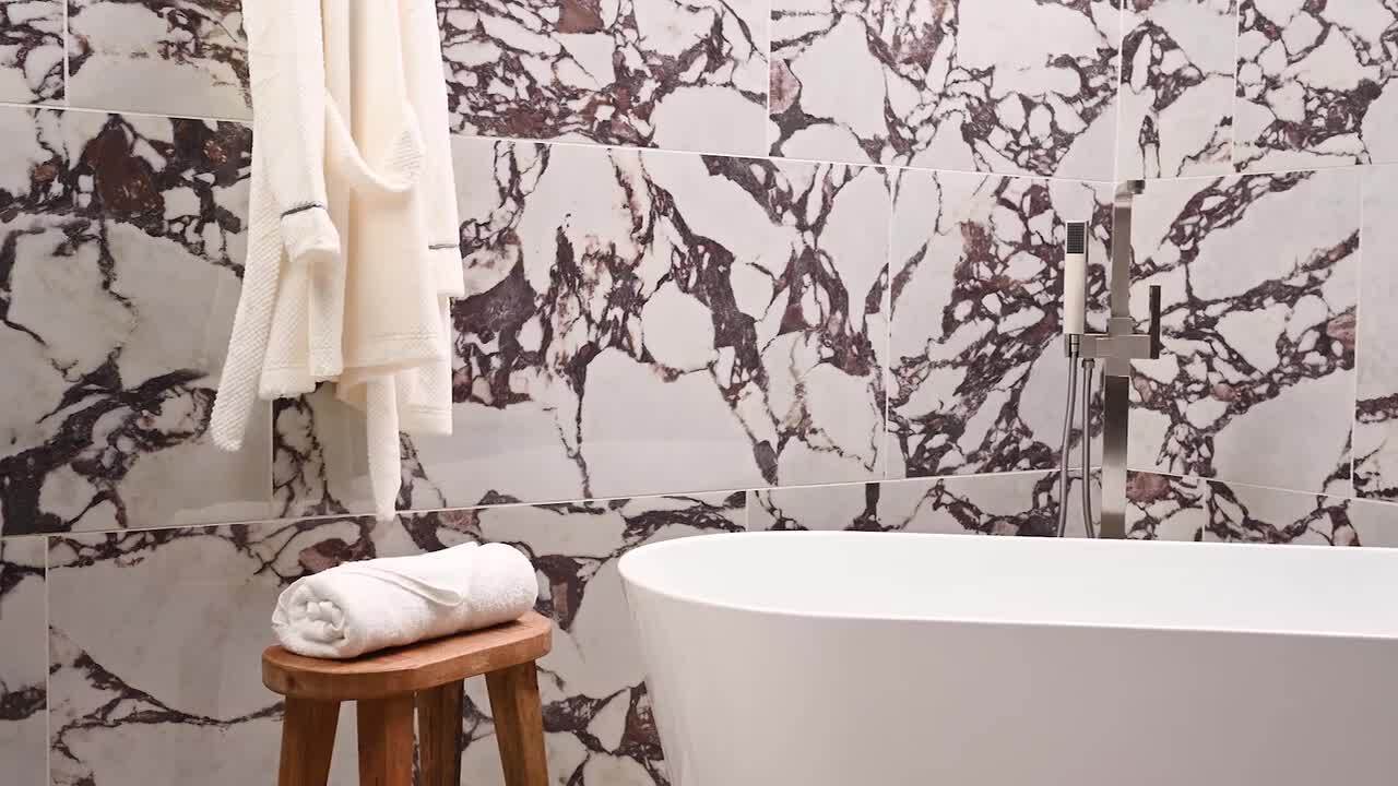 Emser Calacata Oro 20-Pack Calacata Oro 4-in x 8-in Polished Natural Stone Marble Stone Look Floor and Wall Tile