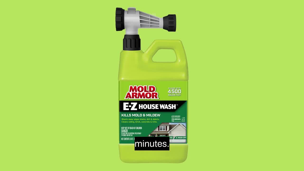 Mold Armor 64 oz. E-Z House Wash Mold Killer with Hose-End Mold Armor 64 oz. E-Z House Wash Mold Killer with Hose-End