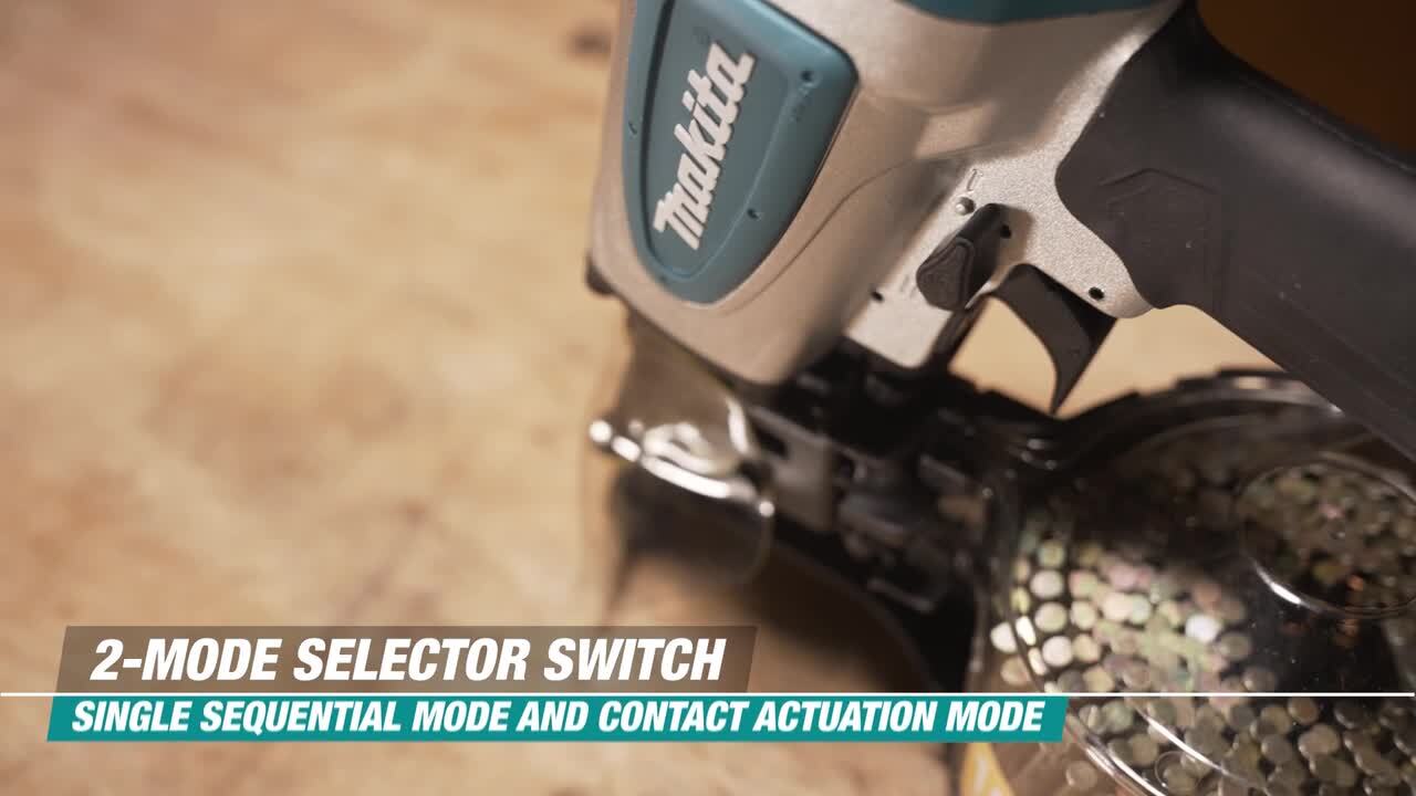 Makita Pneumatic 2-1/2 in. 15° Siding Coil Nailer