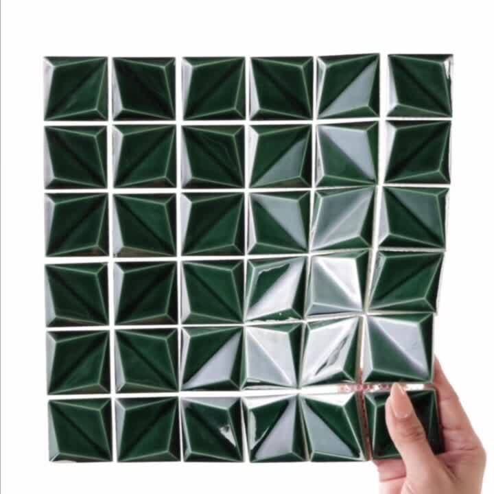 Daltile Artefino Vintage Jade 12 in. x 12 in. Glossy Porcelain